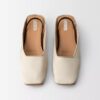Lana Flache Schuhe aus Seidensatin