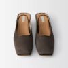 Lana Flache Schuhe aus Seidensatin