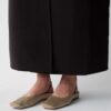 Lana Flache Schuhe aus Seidensatin