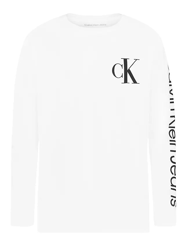 Langarm-T-Shirt für Jungen mit Monogram Langarm-T-Shirt für Jungen mit Monogram