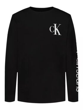 Langarm-T-Shirt für Jungen mit Monogram