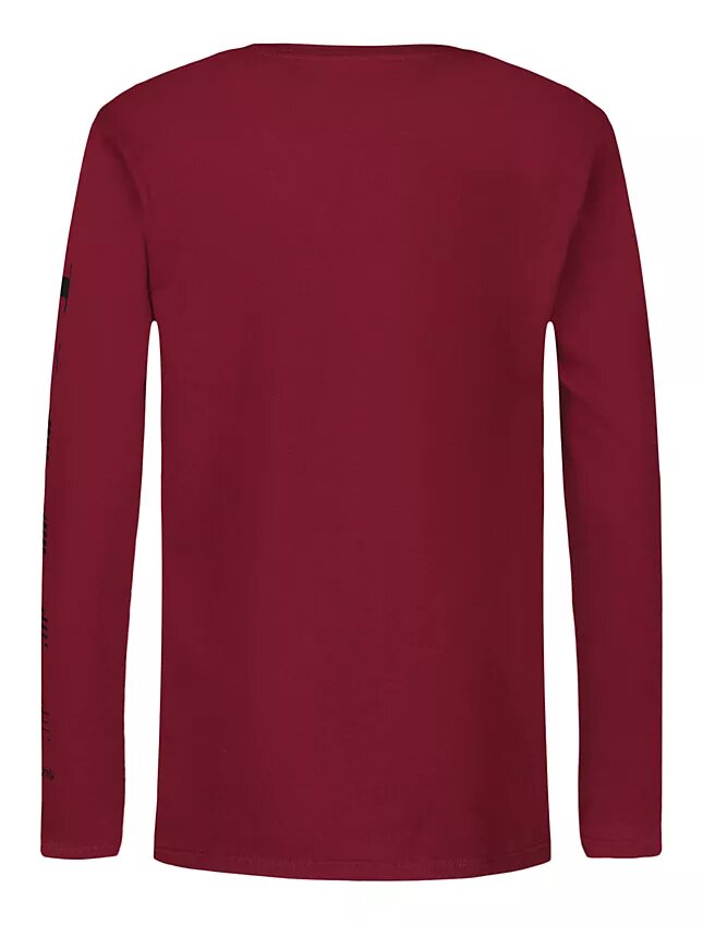 Langarm-T-Shirt für Jungen mit Monogram und Farbverlauf Langarm-T-Shirt für Jungen mit Monogram und Farbverlauf