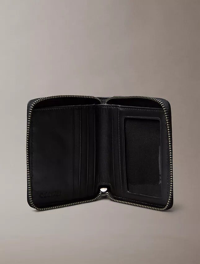 Leder-Geldbörse mit Reißverschluss Leder-Geldbörse mit Reißverschluss