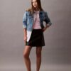 Leder-Minirock