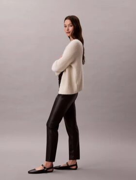 Leggings aus Kunstleder