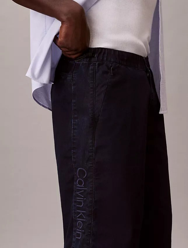 Leichte Indigo-Denim-Langshorts Leichte Indigo-Denim-Langshorts