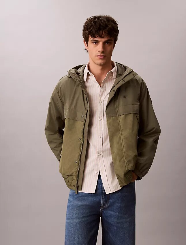 Leichte Nylon-Mischgewebe-Jacke Leichte Nylon-Mischgewebe-Jacke