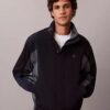 Leichte Nylon-Windjacke im Colorblock-Design Leichte Nylon-Windjacke im Colorblock-Design