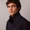 Leichte Nylon-Windjacke im Colorblock-Design Leichte Nylon-Windjacke im Colorblock-Design