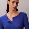 Leichtes Henley-T-Shirt mit Waffelstruktur Leichtes Henley-T-Shirt mit Waffelstruktur