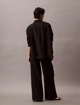 Leinen-Baumwoll-Hose zum Hineinschlüpfen