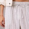 Leinen-Baumwoll-Hose zum Hineinschlüpfen