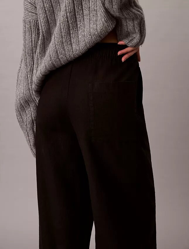 Leinen-Baumwoll-Hose zum Hineinschlüpfen Leinen-Baumwoll-Hose zum Hineinschlüpfen