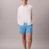 Leinen-Baumwoll-Shorts zum Hineinschlüpfen
