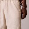 Leinen-Baumwoll-Shorts zum Hineinschlüpfen