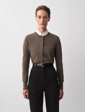 Lila Klassischer Cardigan Lila Klassischer Cardigan