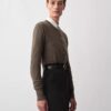 Lila Klassischer Cardigan