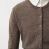 Lila Klassischer Cardigan