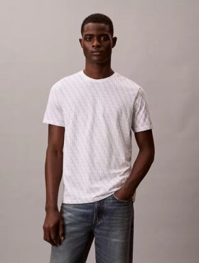 Liquid Touch Allover-Monogram-Klassik-T-Shirt
