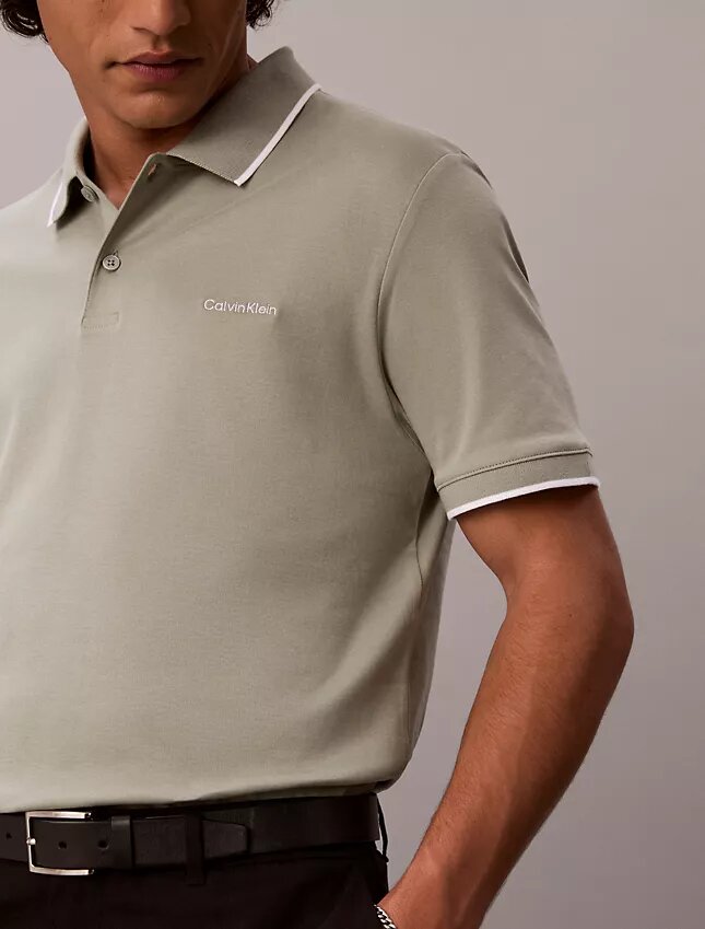 Liquid Touch Polohemd mit Streifen Liquid Touch Polohemd mit Streifen