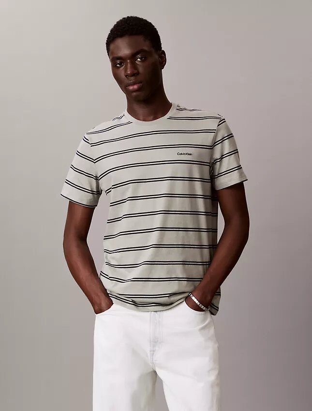 Liquid Touch Stripe Rundhals-T-Shirt Liquid Touch Stripe Rundhals-T-Shirt