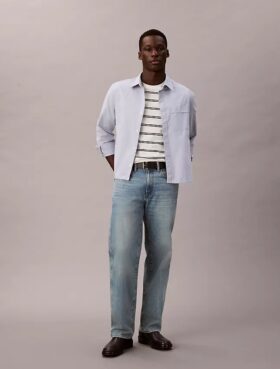 Liquid Touch Stripe Rundhals-T-Shirt