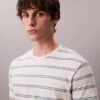 Liquid Touch Stripe T-Shirt mit Rundhalsausschnitt