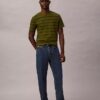 Liquid Touch Stripe T-Shirt mit Rundhalsausschnitt