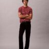 Liquid Touch Stripe T-Shirt mit Rundhalsausschnitt