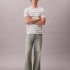 Liquid Touch Stripe T-Shirt mit Rundhalsausschnitt