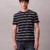 Liquid Touch Stripe T-Shirt mit Rundhalsausschnitt