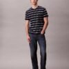 Liquid Touch Stripe T-Shirt mit Rundhalsausschnitt