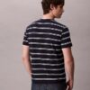 Liquid Touch Stripe T-Shirt mit Rundhalsausschnitt