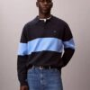 Locker sitzender Polo-Pullover aus Baumwolle