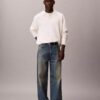 Locker sitzender Polo-Pullover aus Baumwolle