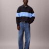 Locker sitzender Polo-Pullover aus Baumwolle