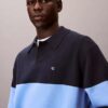 Locker sitzender Polo-Pullover aus Baumwolle