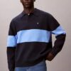 Locker sitzender Polo-Pullover aus Baumwolle