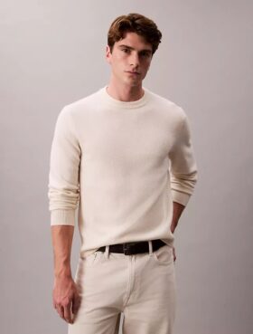 Locker sitzender Pullover aus Merinowolle