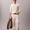 Locker sitzender Pullover aus Merinowolle