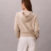 Locker sitzender Strick-Hoodie Locker sitzender Strick-Hoodie