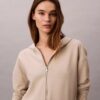 Locker sitzender Strick-Hoodie Locker sitzender Strick-Hoodie