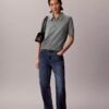 Locker sitzender Strick-Polo-Pullover Locker sitzender Strick-Polo-Pullover