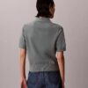 Locker sitzender Strick-Polo-Pullover Locker sitzender Strick-Polo-Pullover