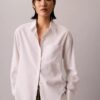 Locker sitzendes Button-Down-Hemd aus Leinenmischung Locker sitzendes Button-Down-Hemd aus Leinenmischung