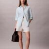 Locker sitzendes Button-Down-Hemd aus Leinenmischung Locker sitzendes Button-Down-Hemd aus Leinenmischung