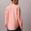 Locker sitzendes Button-Down-Hemd aus Leinenmischung