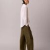 Locker sitzendes Button-Down-Hemd aus Leinenmischung Locker sitzendes Button-Down-Hemd aus Leinenmischung