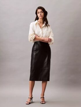 Locker sitzendes Button-Down-Hemd aus Viskosemischung