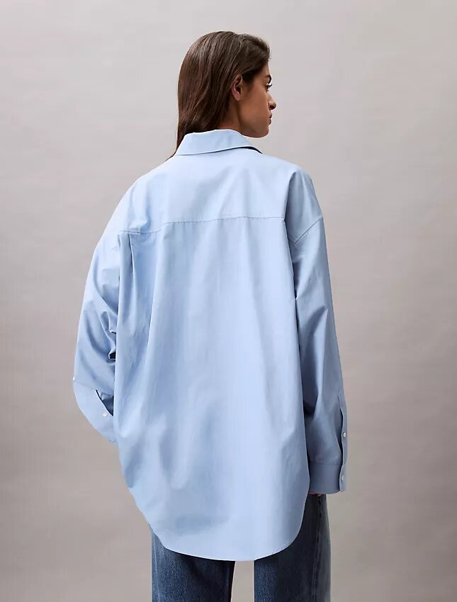 Locker sitzendes Button-Down-Hemd aus Viskosemischung Locker sitzendes Button-Down-Hemd aus Viskosemischung